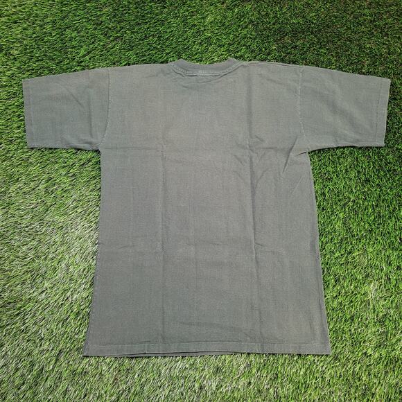 VTG Dated 1987 Thiny Stick Figure Art Tee Single Stitch 80s Boxy M Faded - Picture 4 of 6